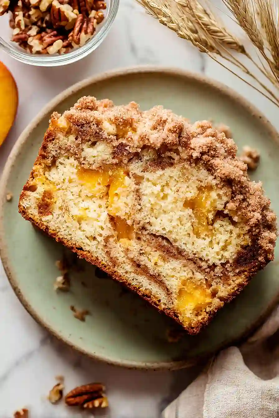 peach quick bread