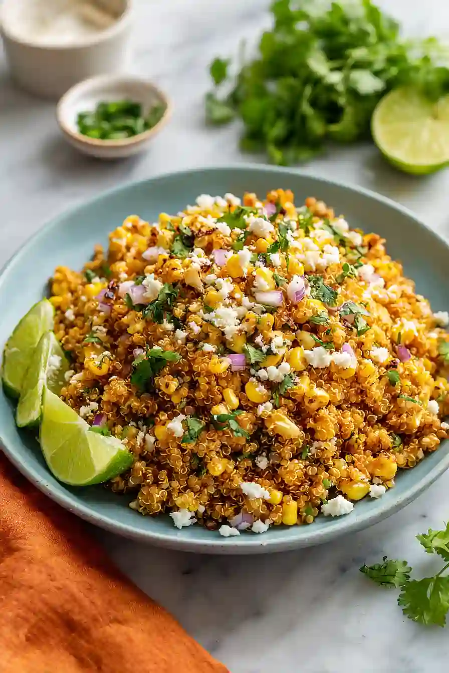 mexican street corn quinoa salad (no pasta)