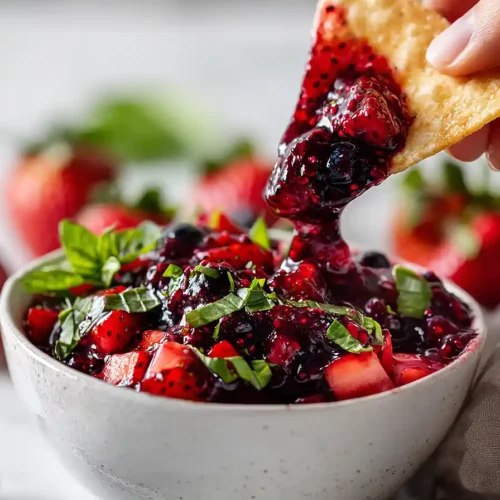 blueberry strawberry salsa