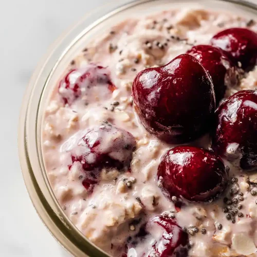 cherry overnight oats