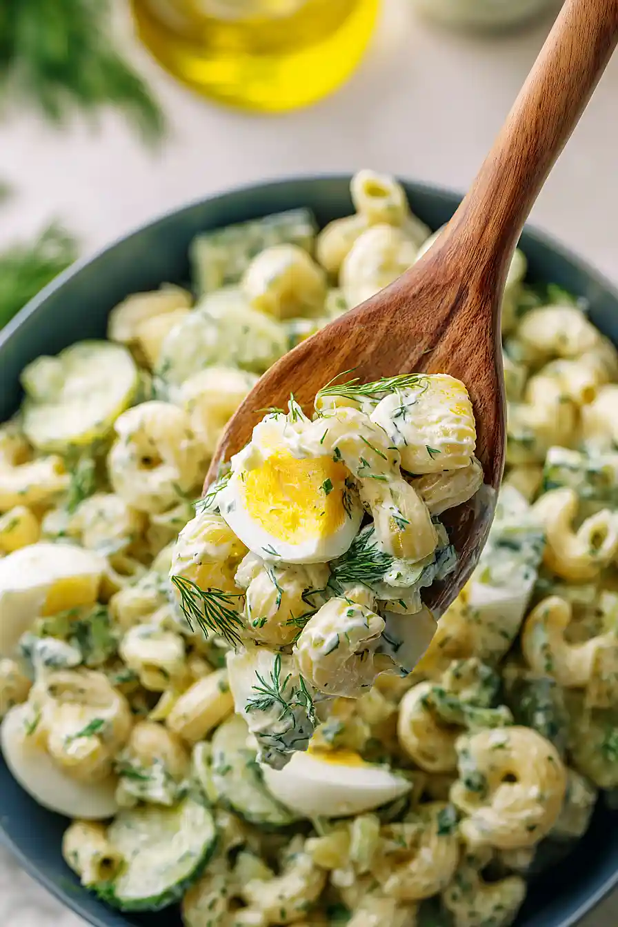 dill pickle macaroni salad