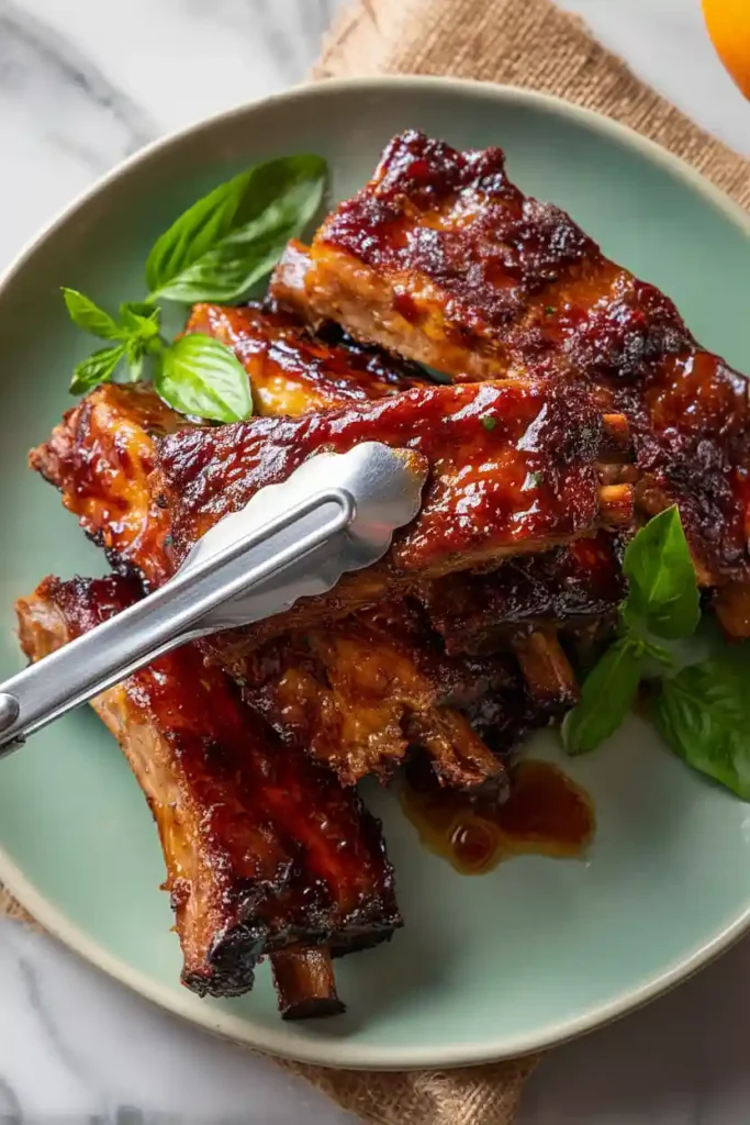 bbq ribs with orange juice