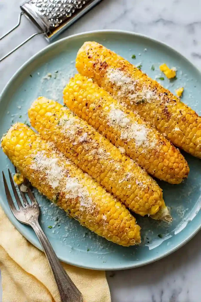 garlic parmesan corn on the cob