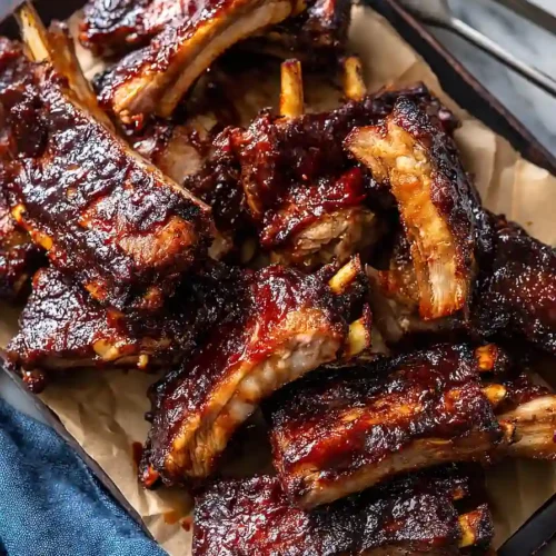 bbq ribs with coke