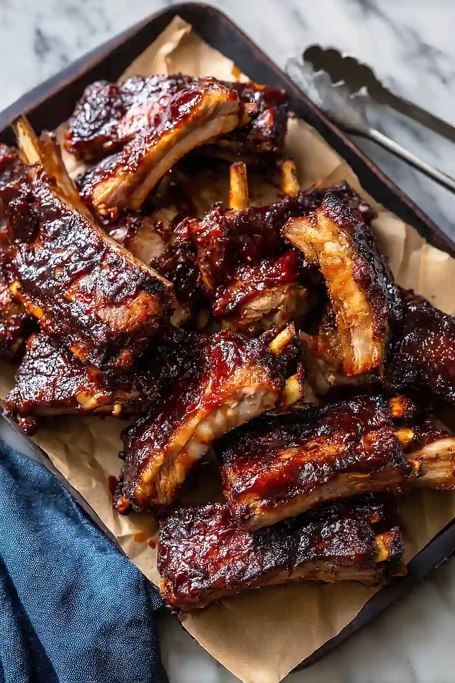 bbq ribs with coke