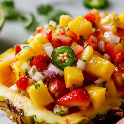 strawberry pineapple mango salsa