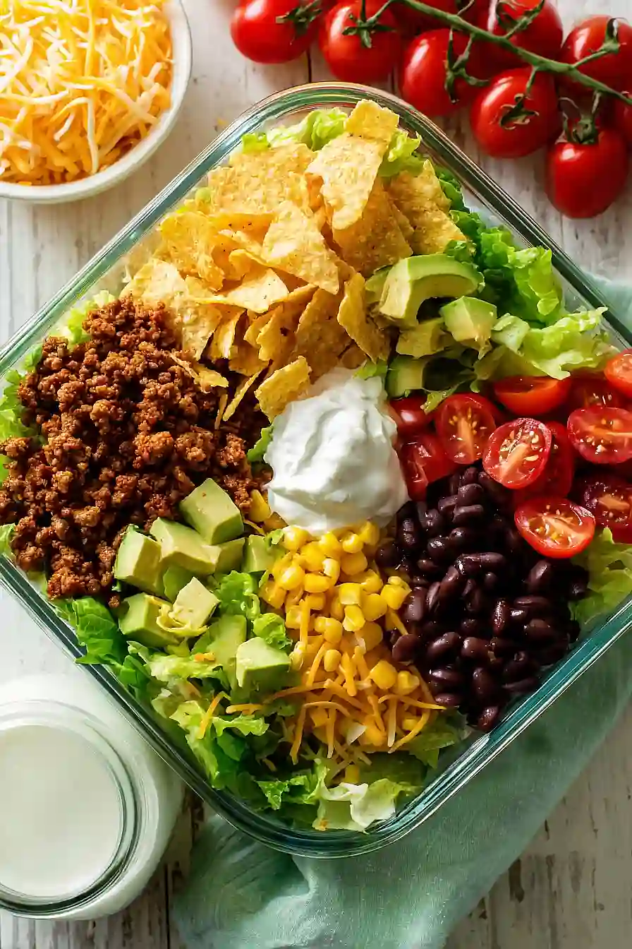taco salad meal prep