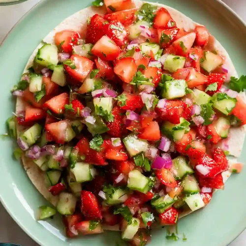 strawberry and cucumber salsa