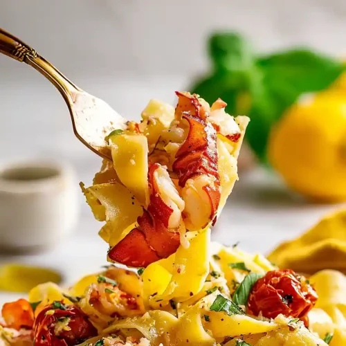 summer lobster pasta