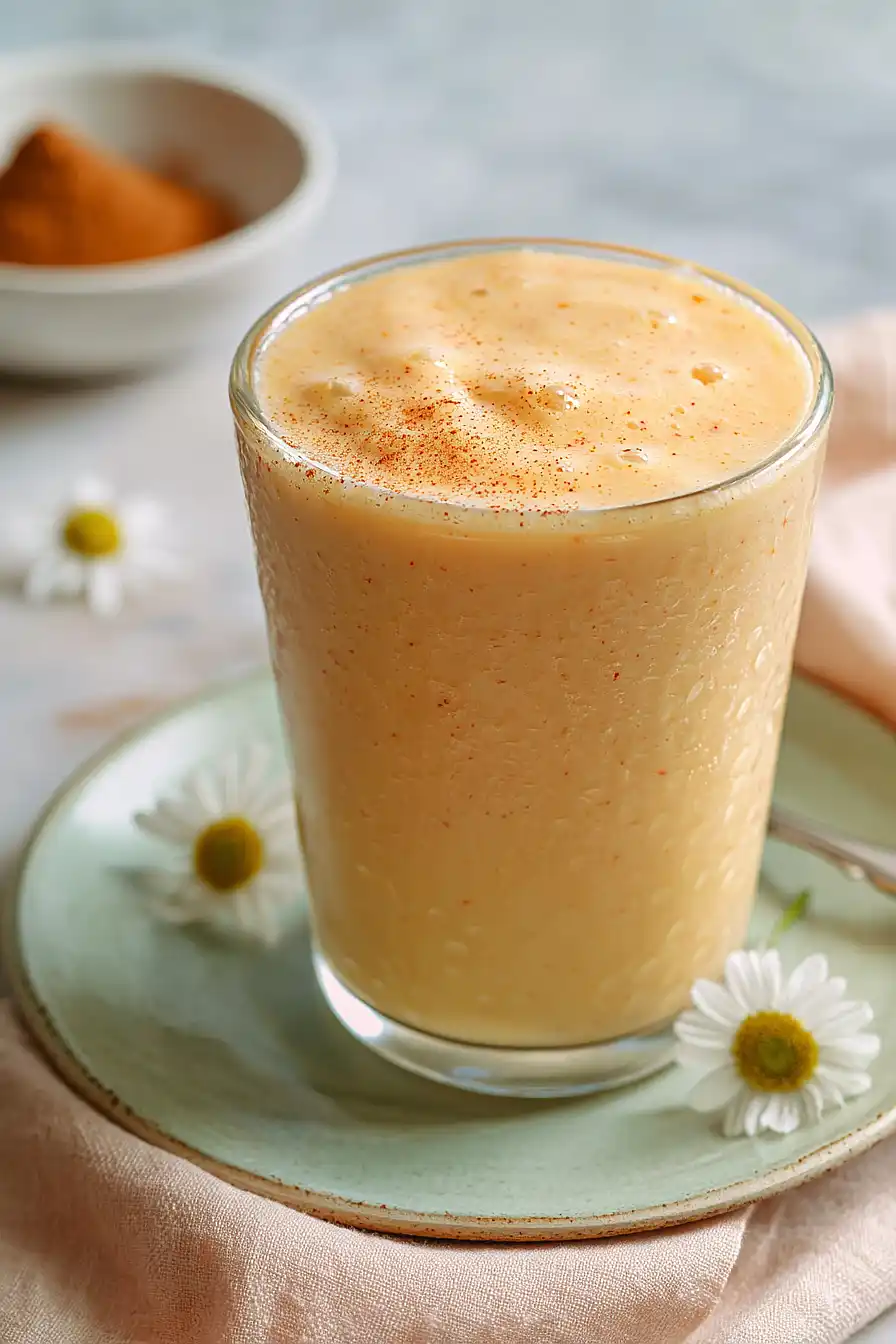 peach smoothie