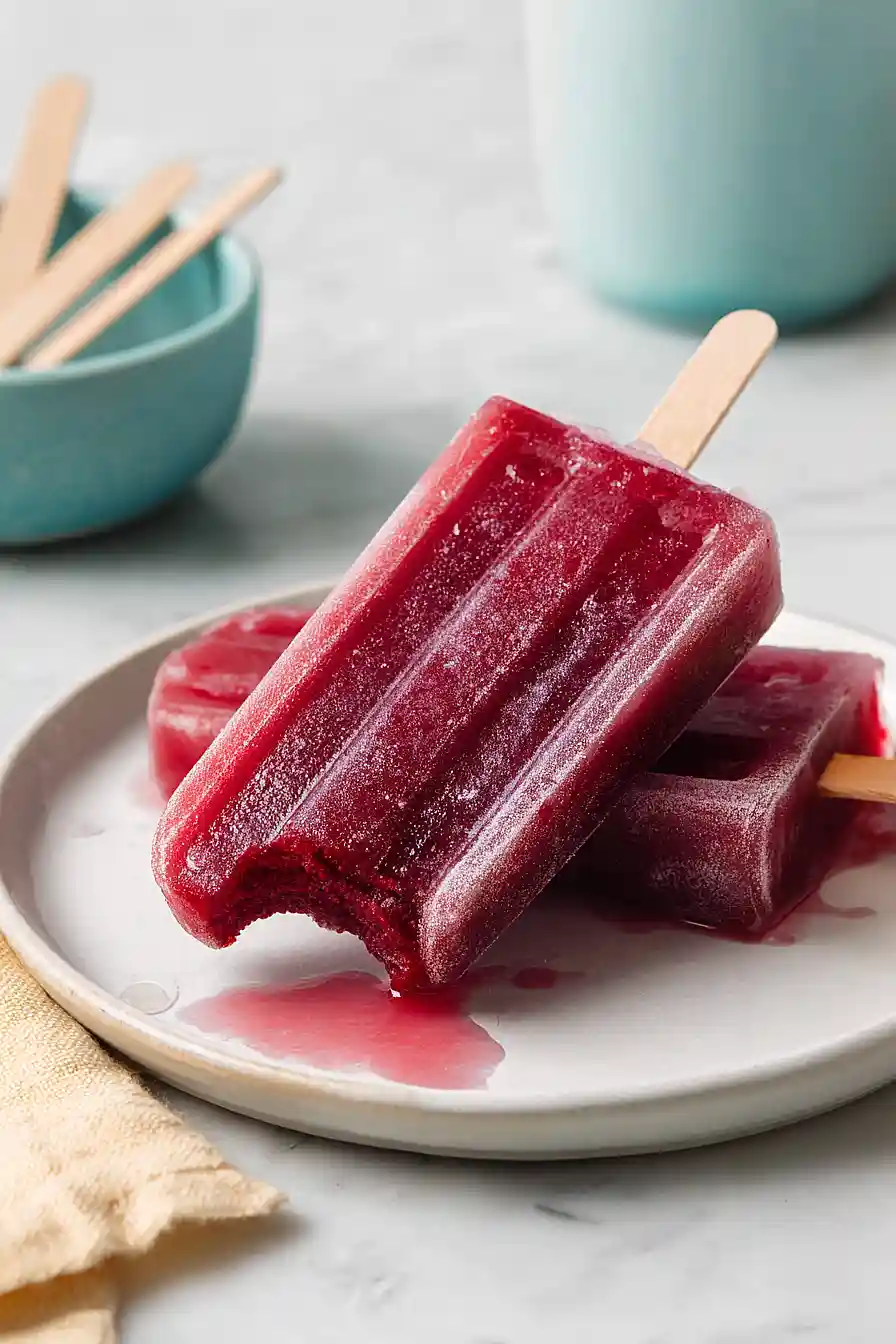 cherry popsicles
