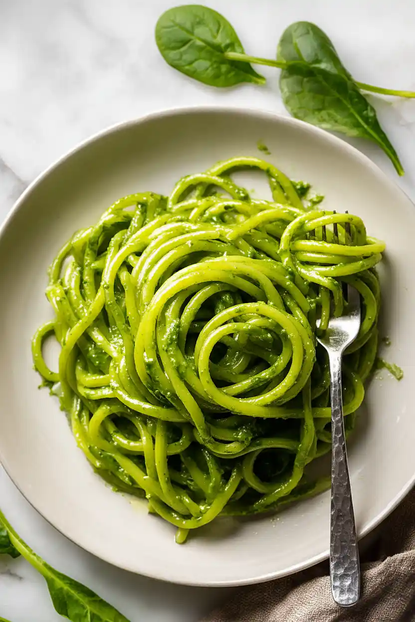 green pasta