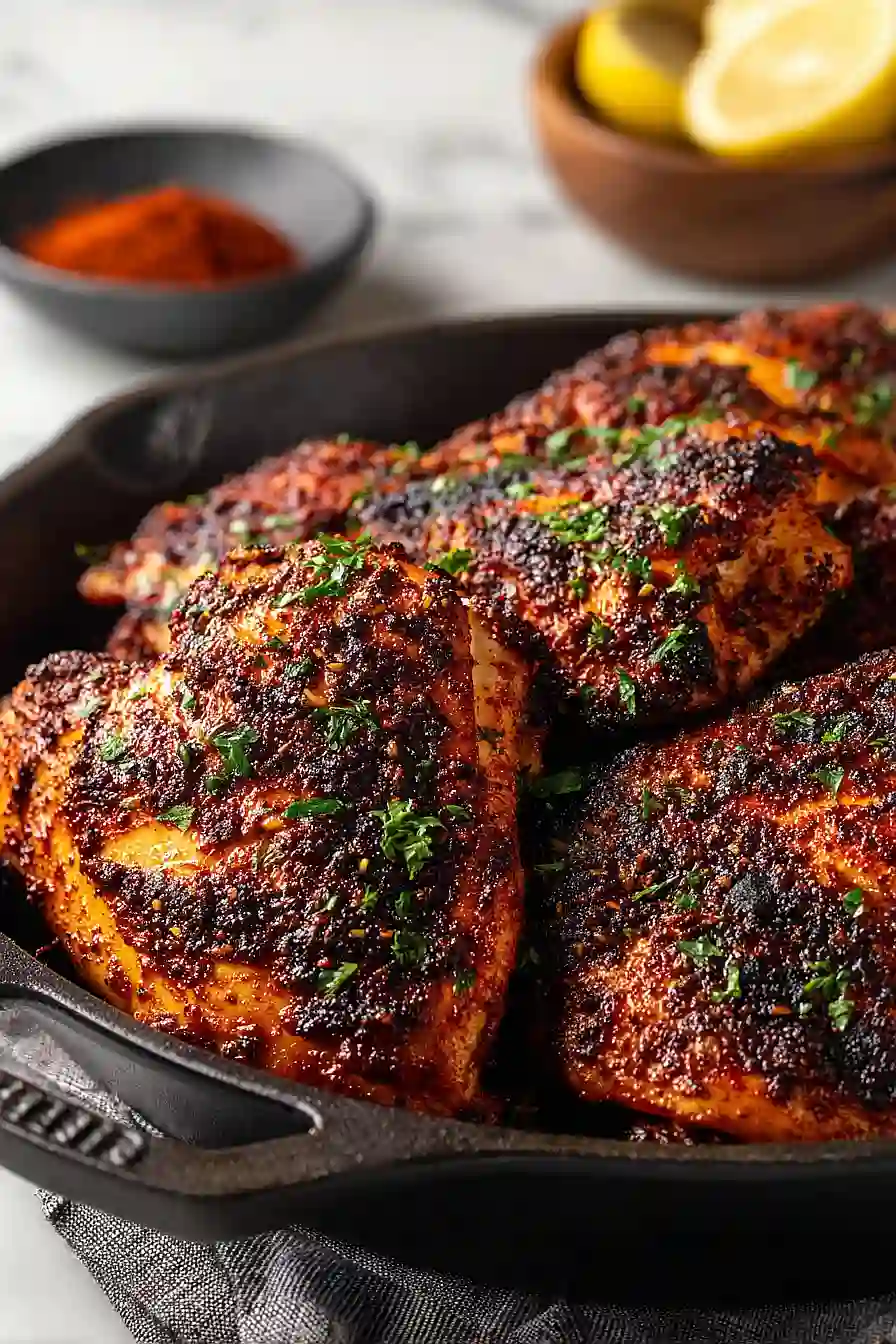 grilled blackened chicken