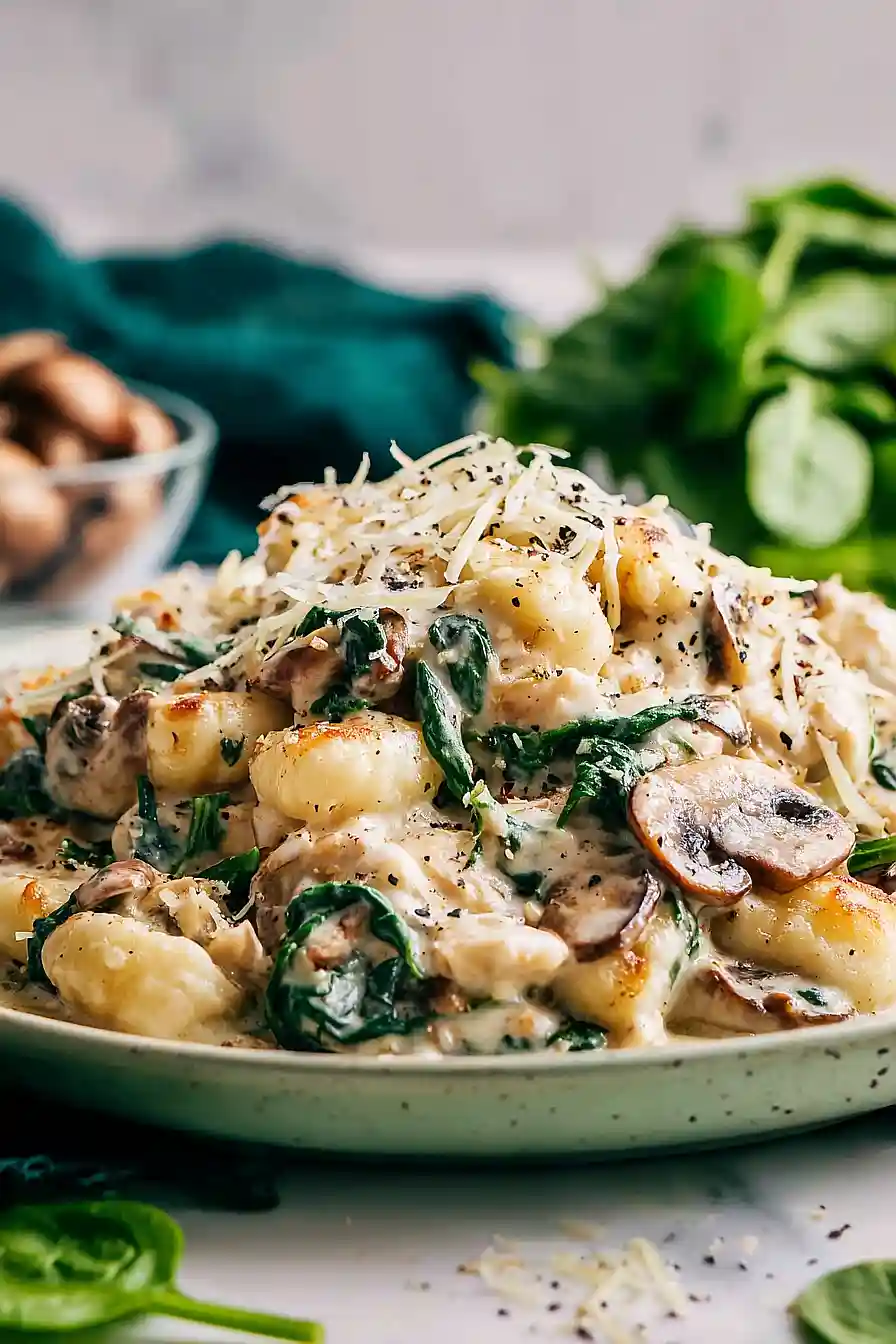 spinach chicken gnocchi