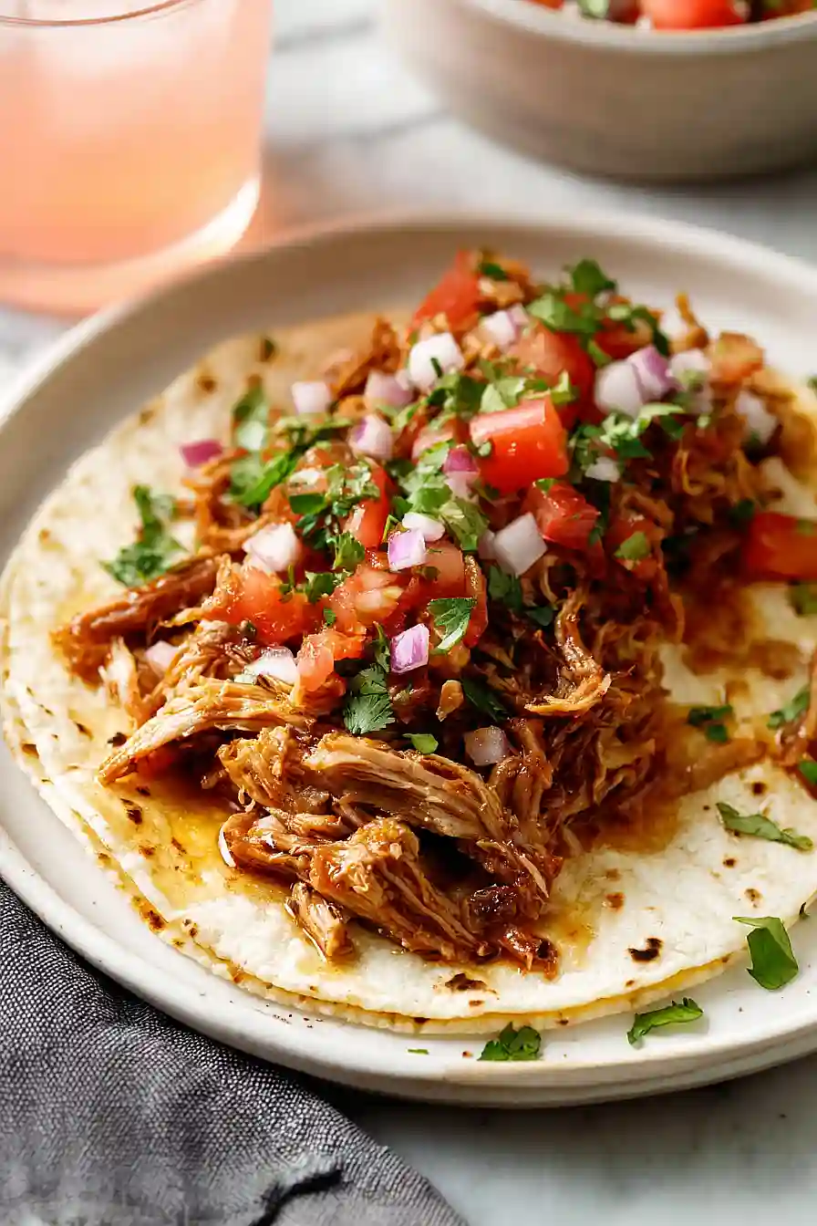 pork carnitas street tacos