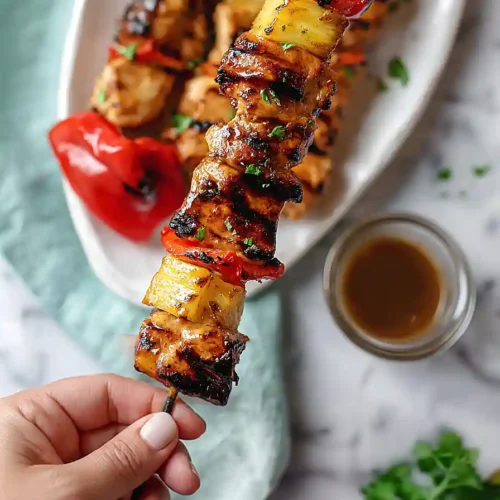 hawaiian chicken kabobs