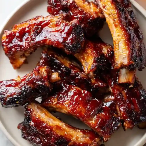 bbq ribs with beer