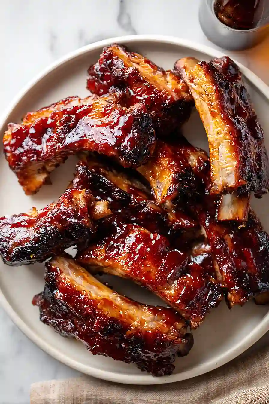 bbq ribs with beer