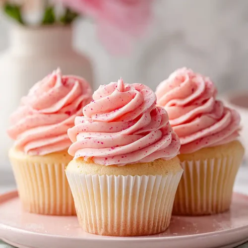 strawberry lemonade cupcakes