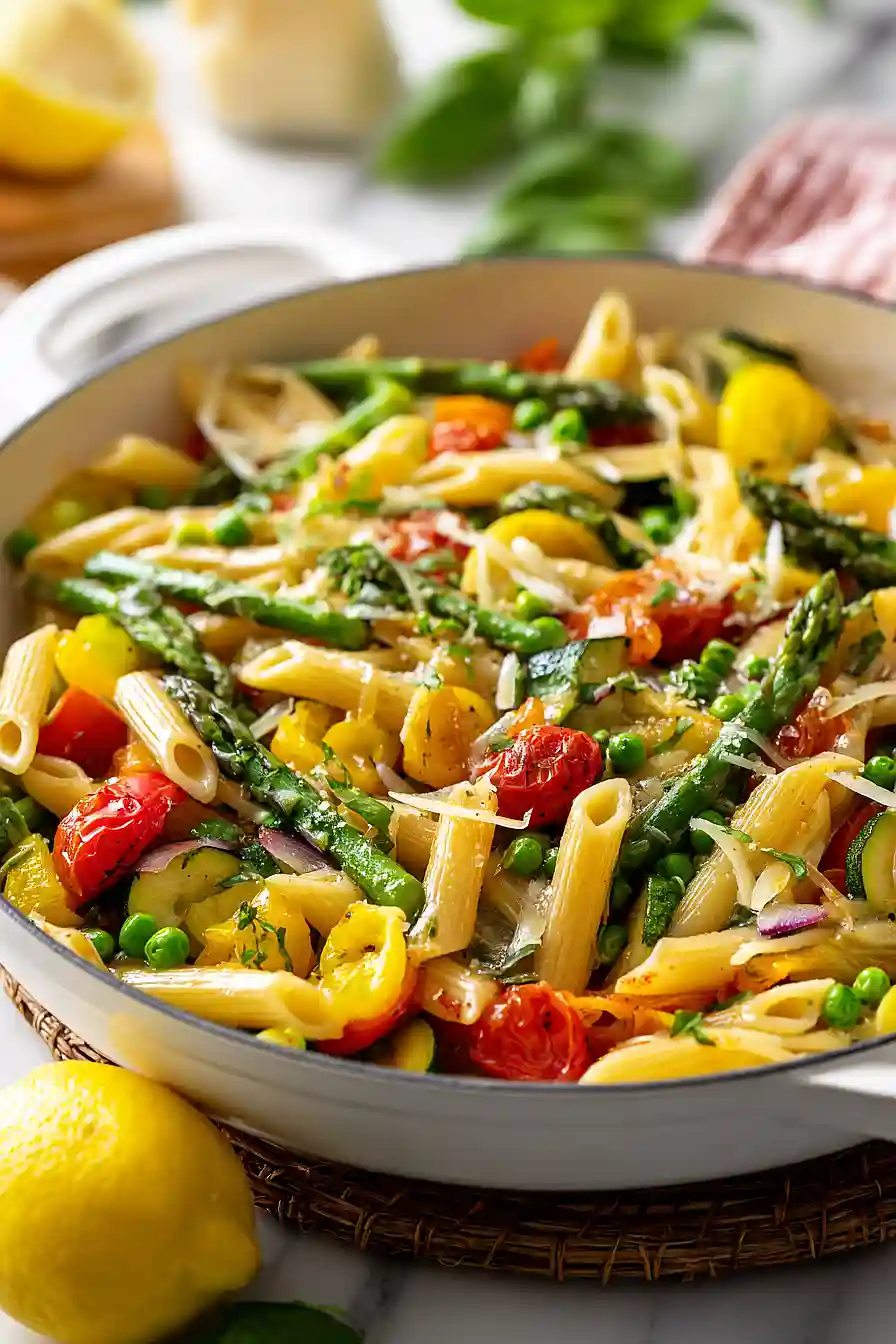 summer vegetable pasta primavera