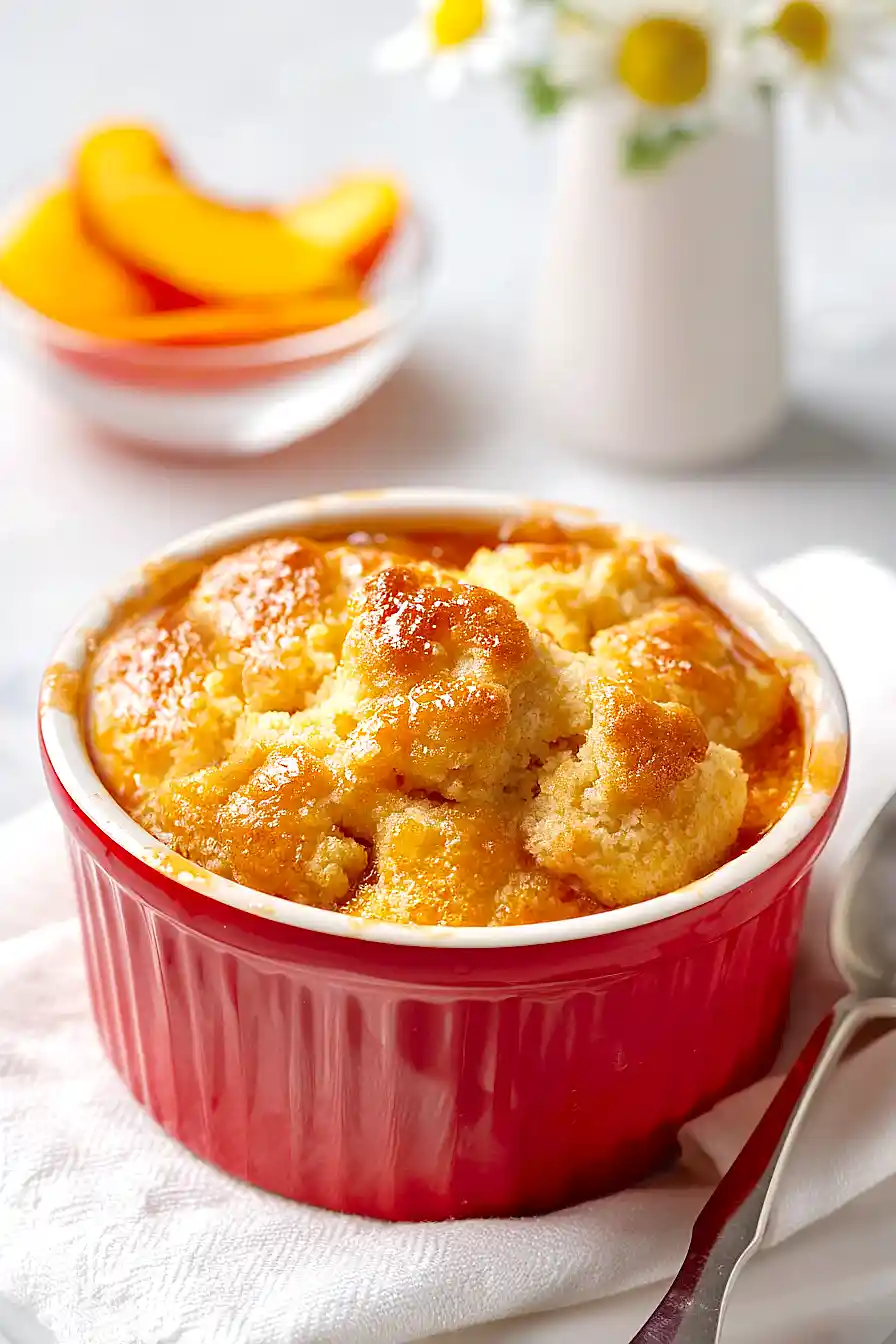 air fryer peach cobbler
