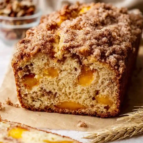peach quick bread