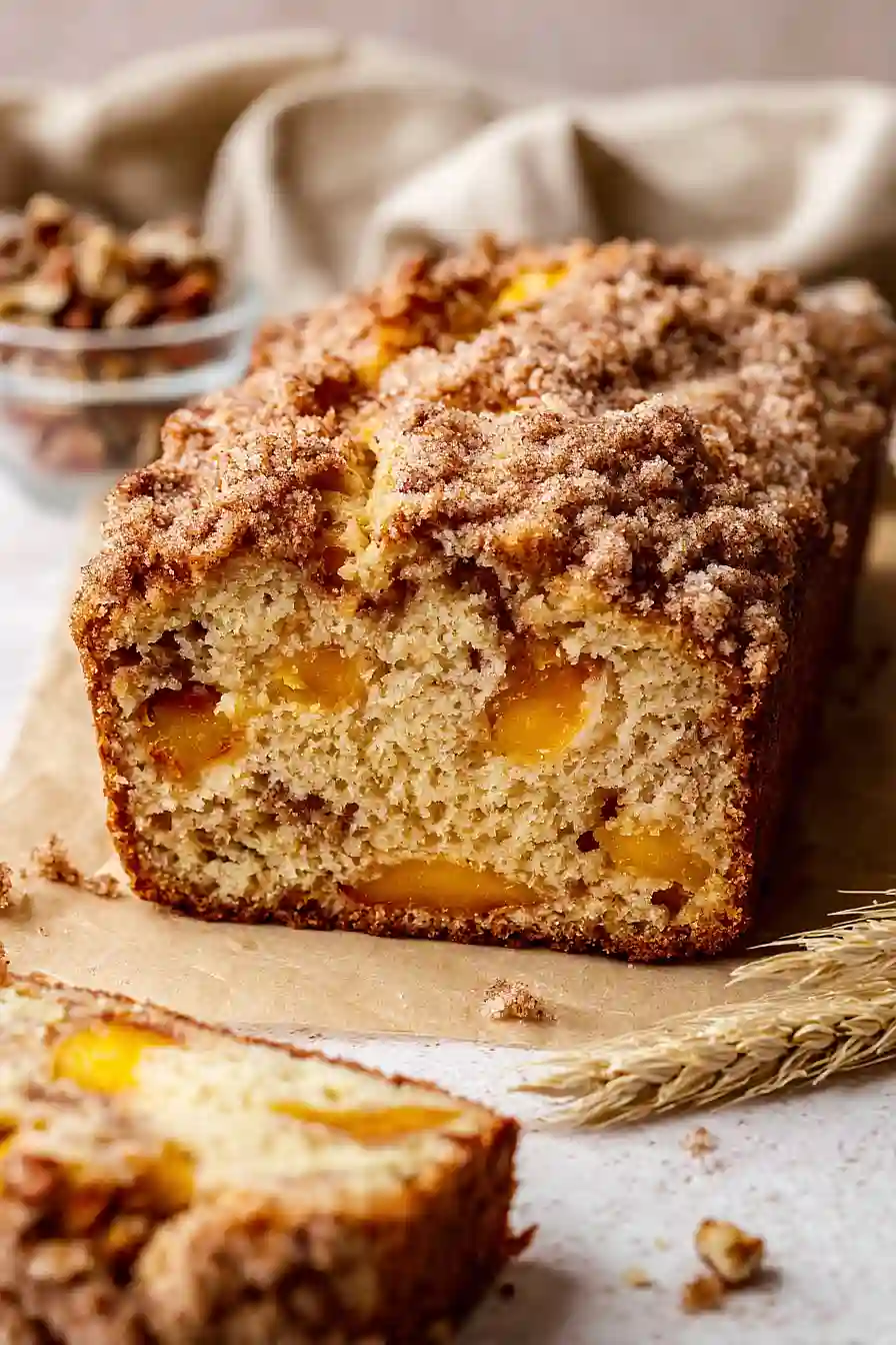 peach quick bread