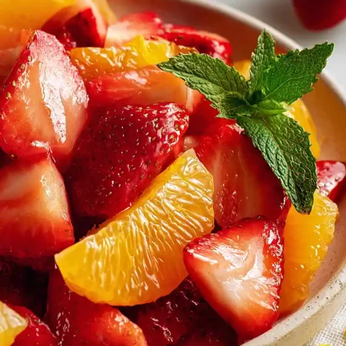 strawberry fruit salad
