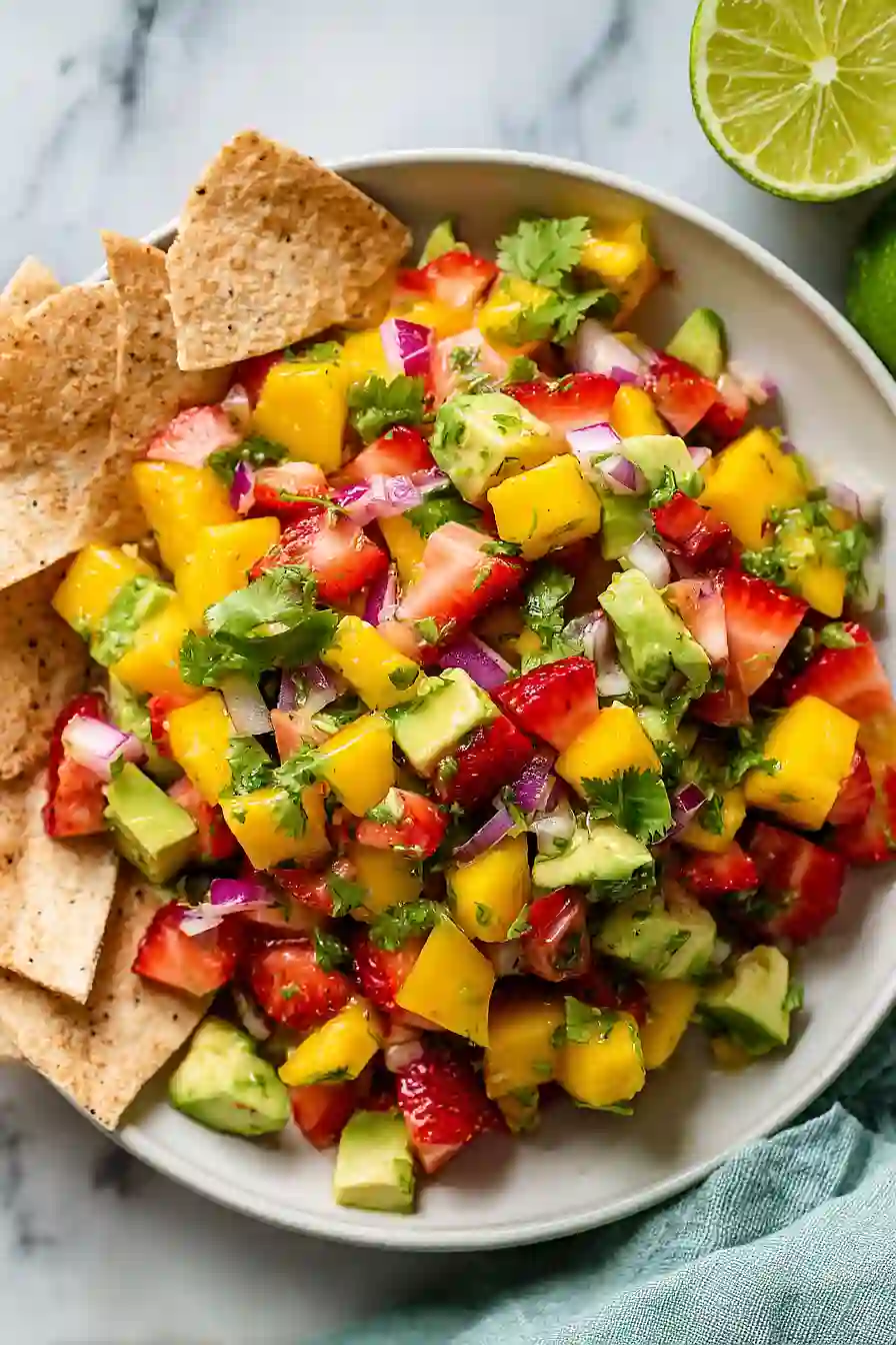 avocado strawberry mango salsa