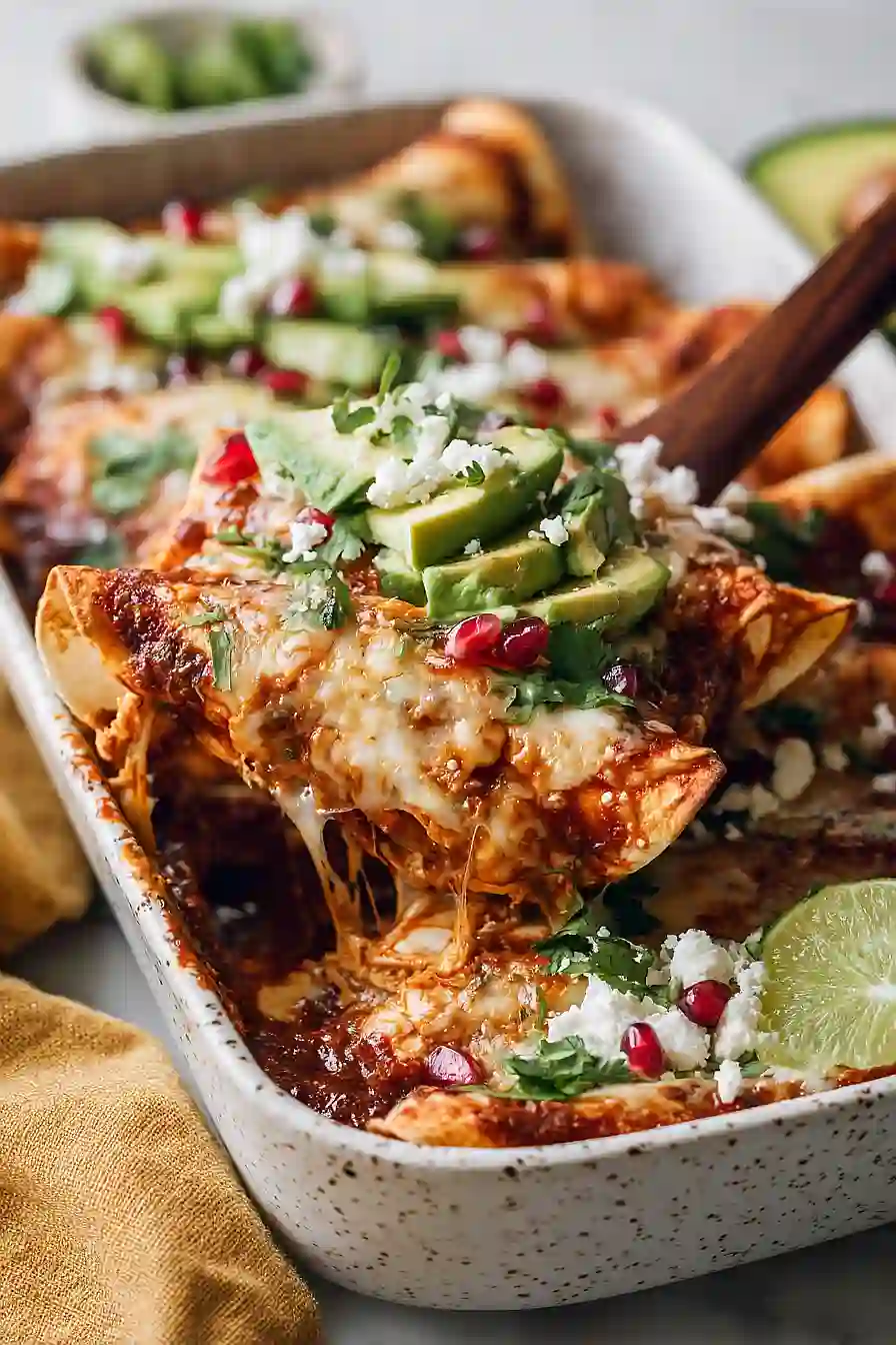 thai chicken enchiladas