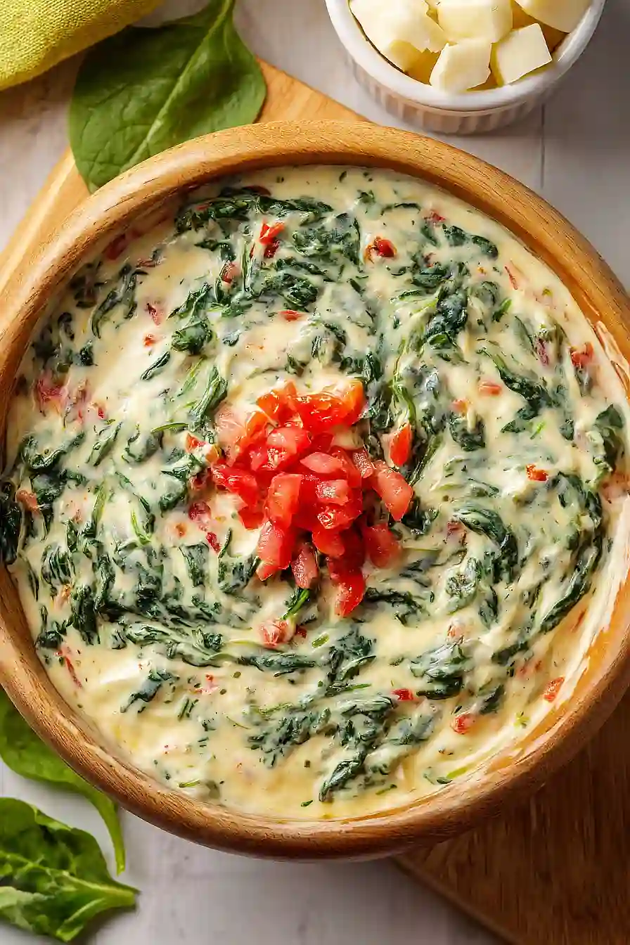 spinach queso dip