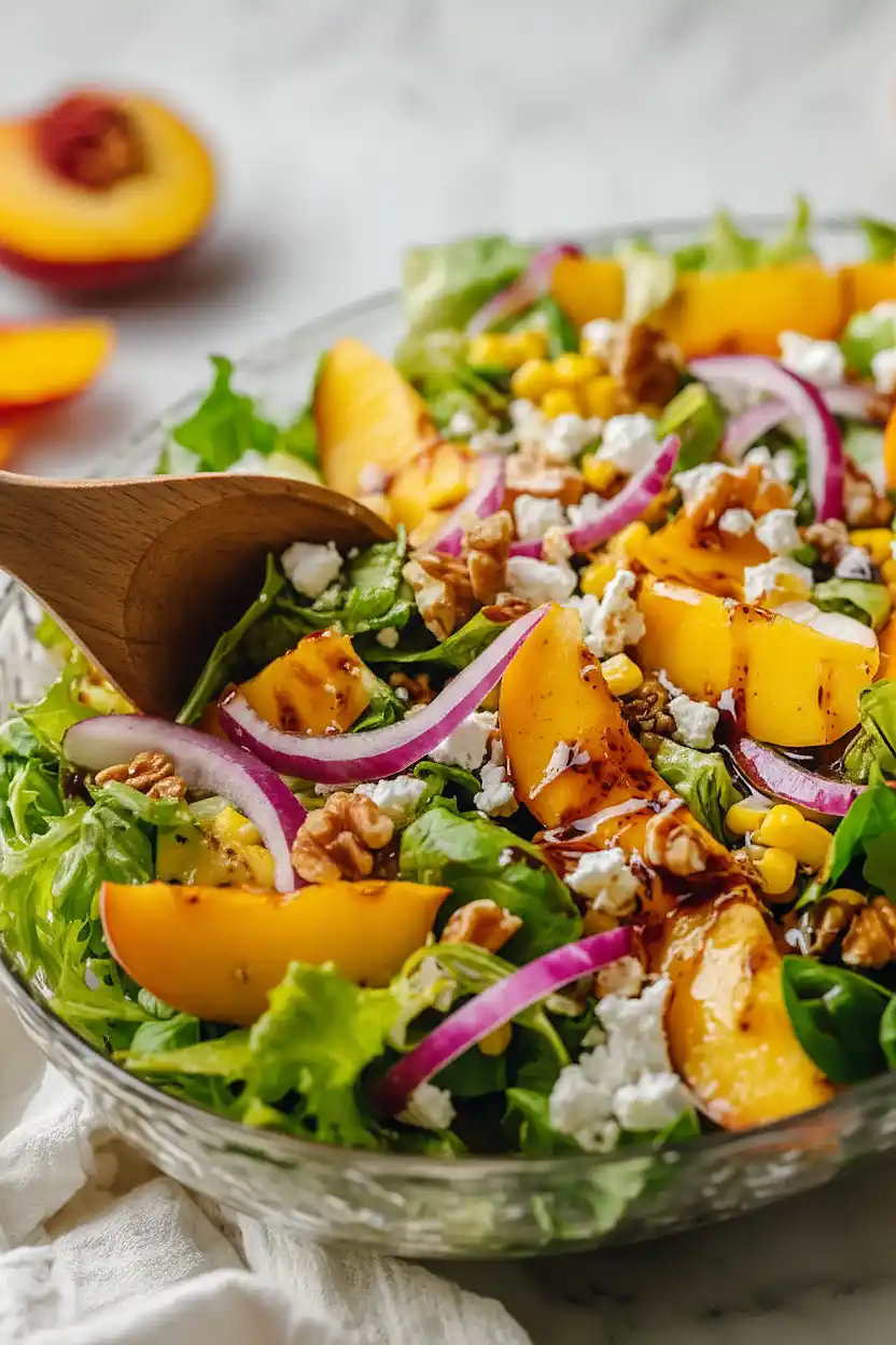 peach salad