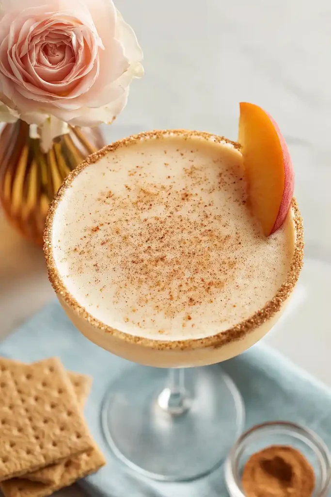 peach cobbler cocktail