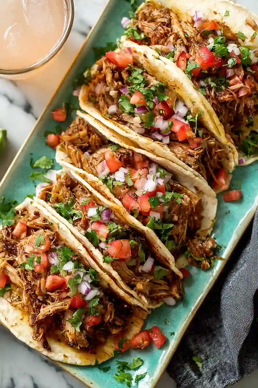pork carnitas street tacos
