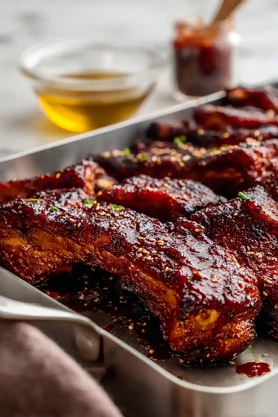 Juicy Korean Spare Ribs - theamazingfood
