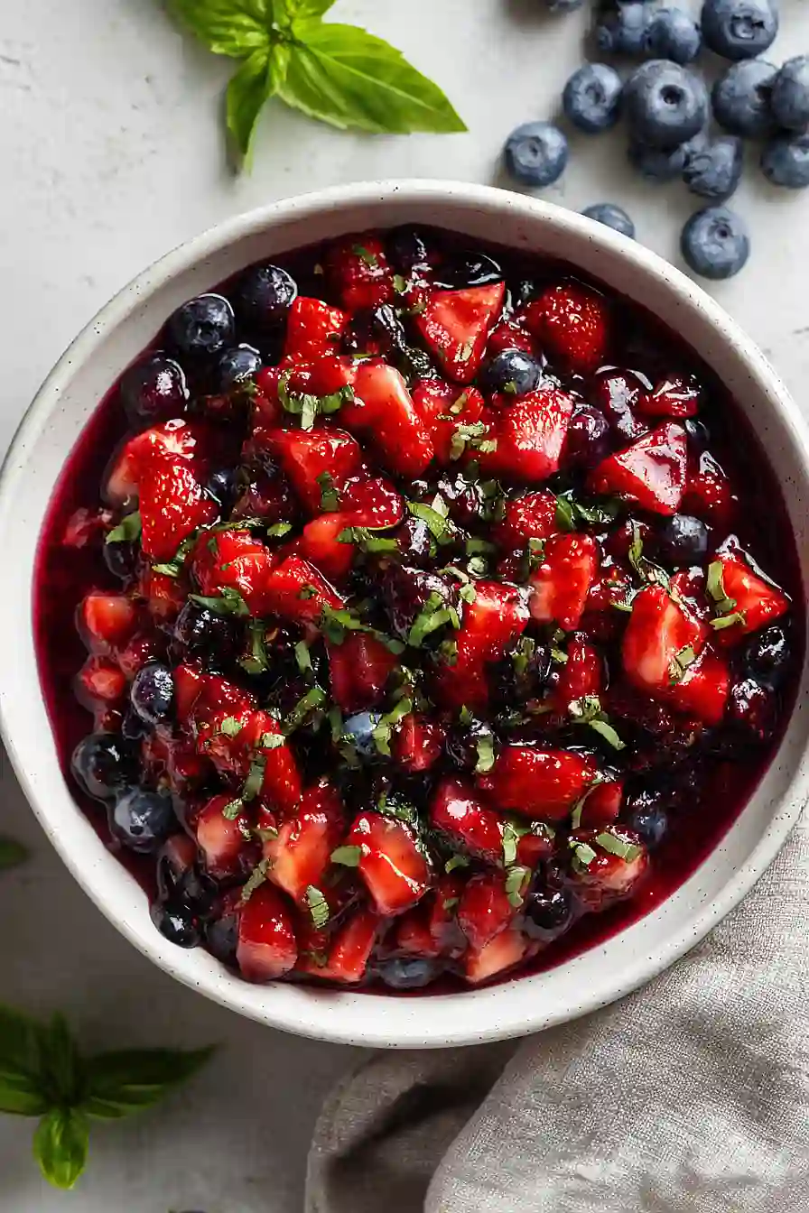 blueberry strawberry salsa
