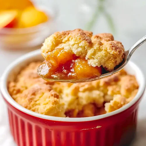 air fryer peach cobbler