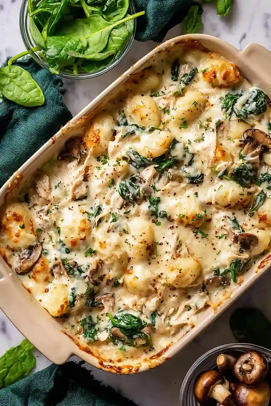 spinach chicken gnocchi