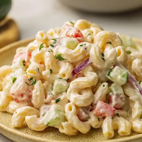 cucumber tomato macaroni salad