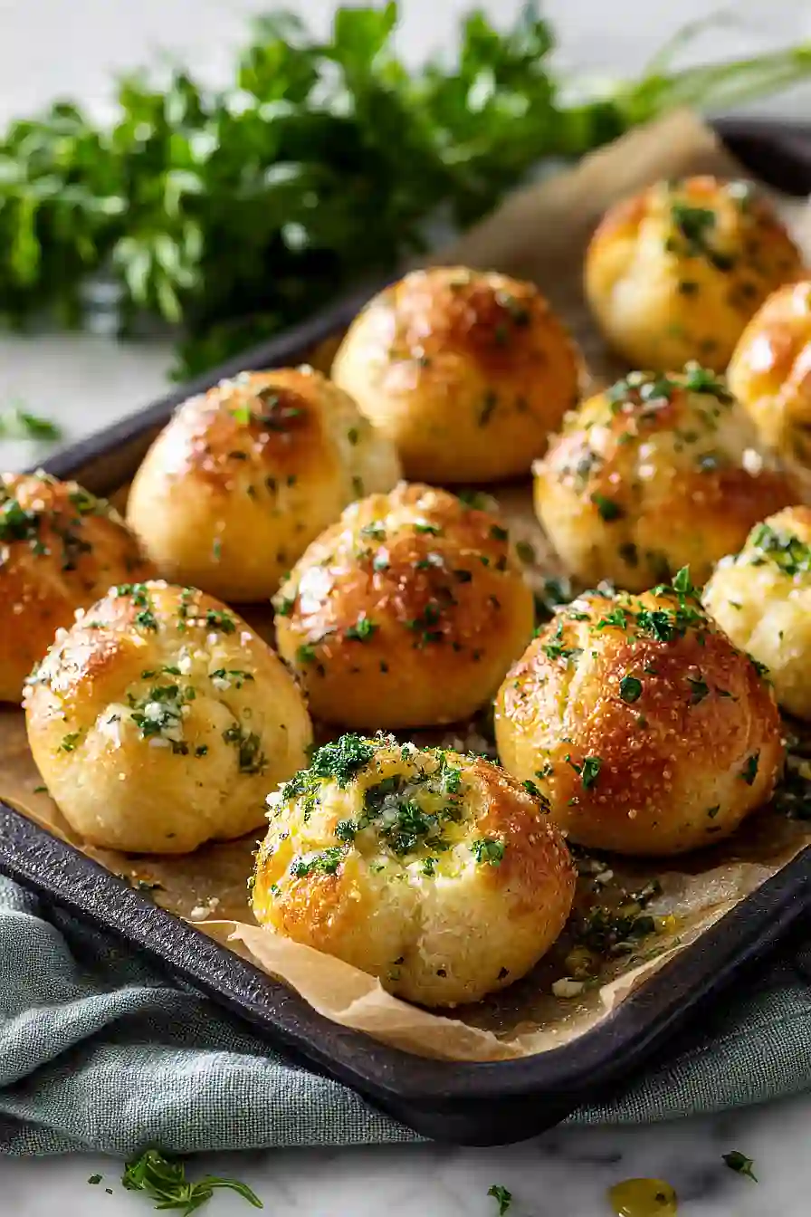 garlic dough balls