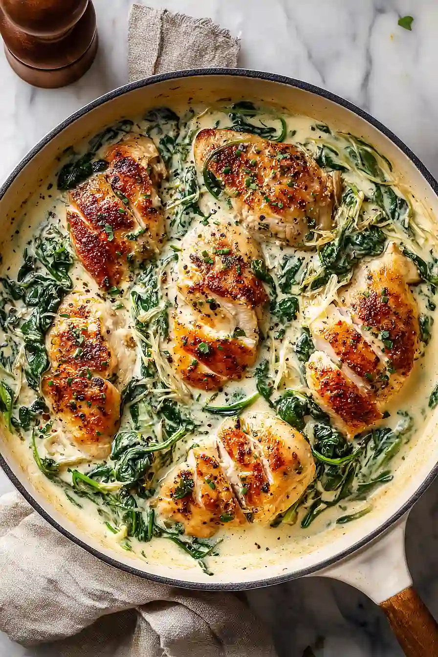 chicken spinach florentine