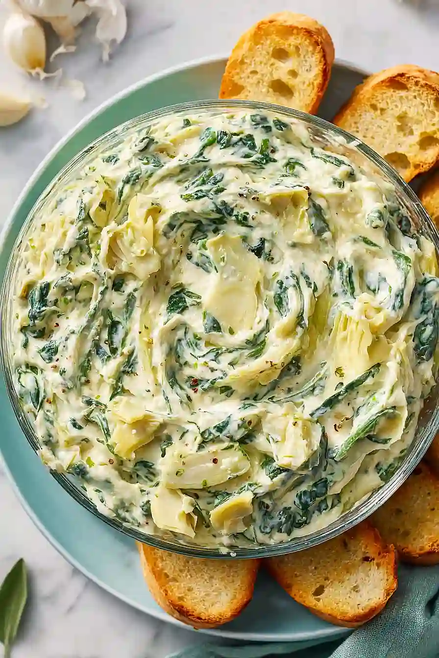 crockpot spinach artichoke dip