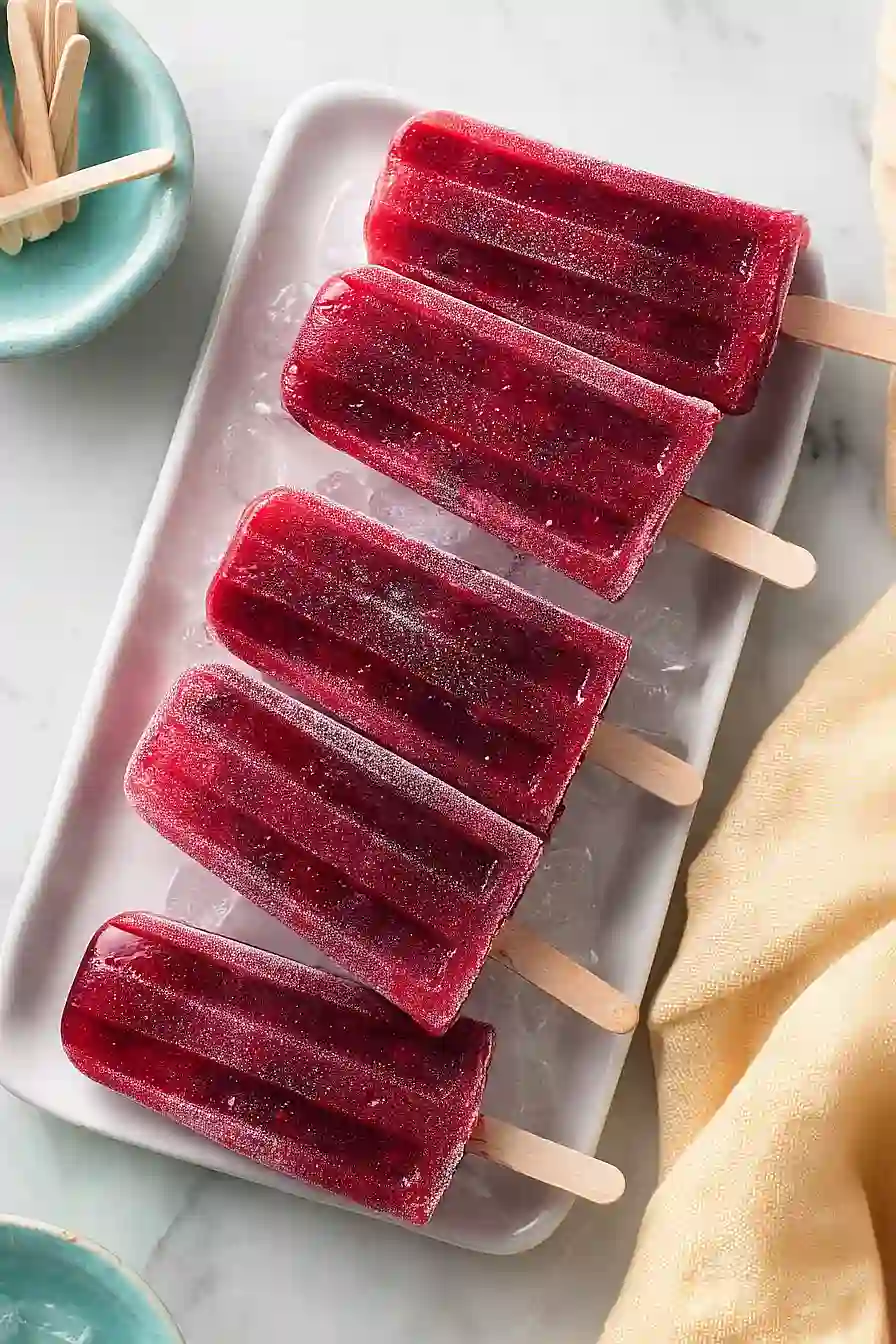 cherry popsicles