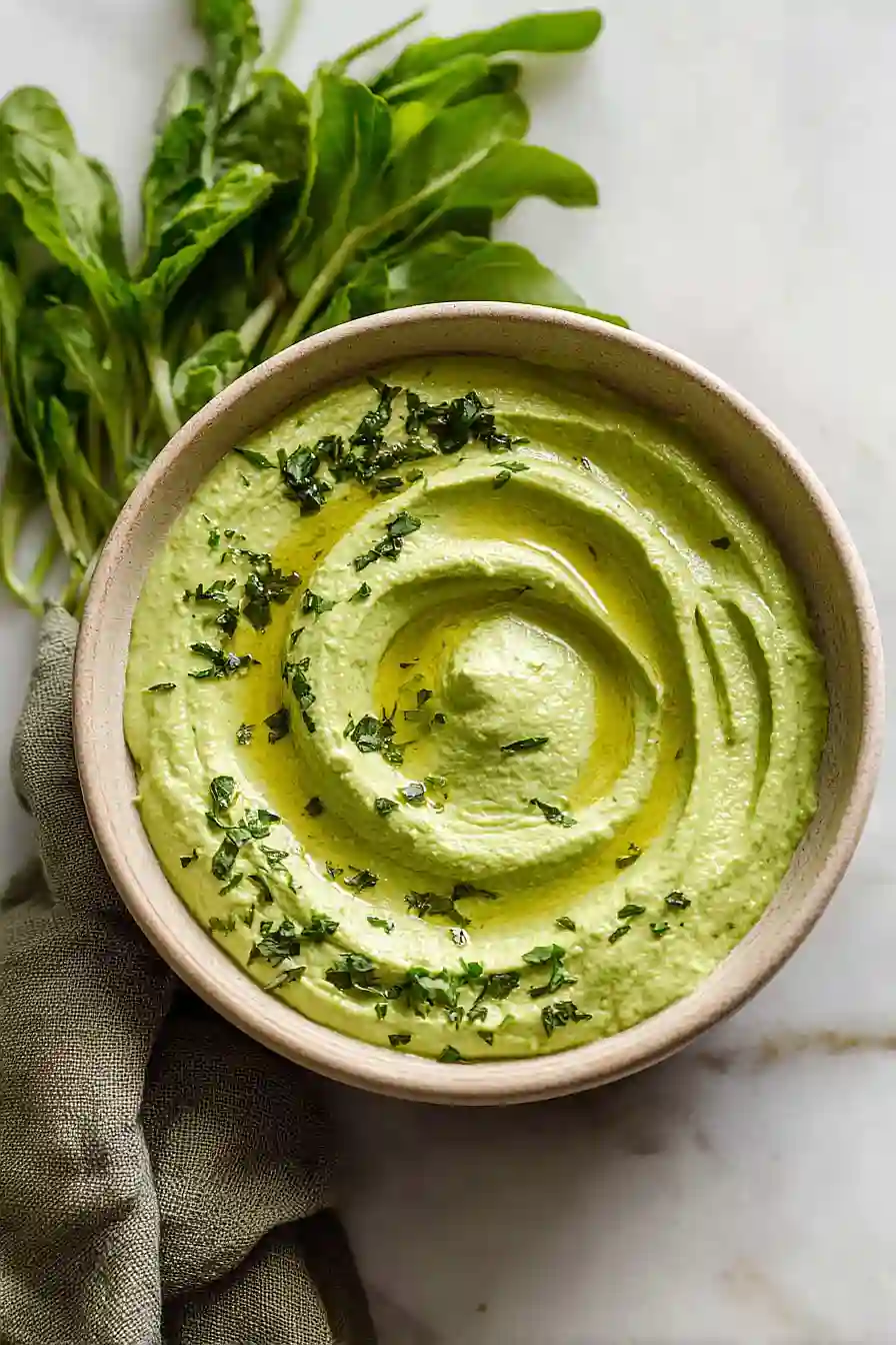 radish greens hummus
