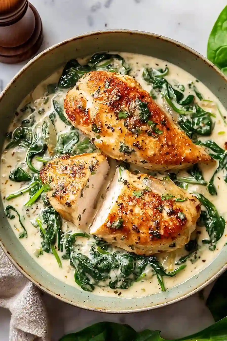 chicken spinach florentine