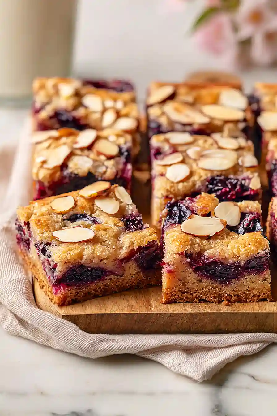 cherry blondies