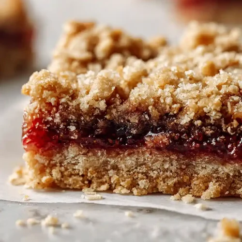 strawberry oatmeal bars
