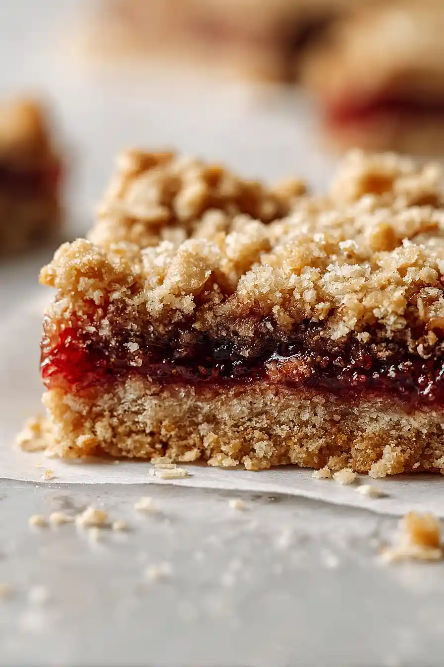 strawberry oatmeal bars