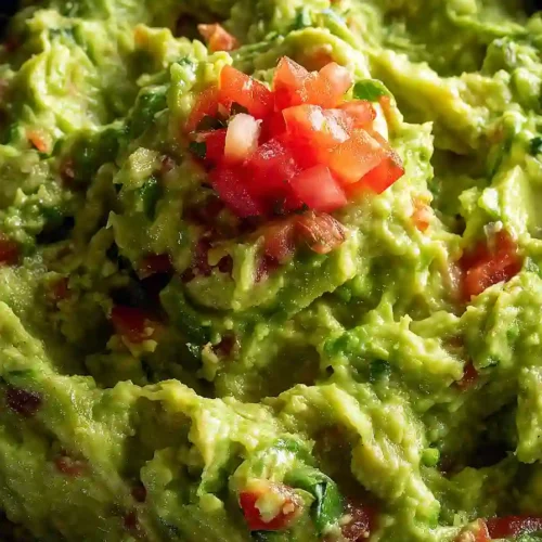 guacamole in a molcajete