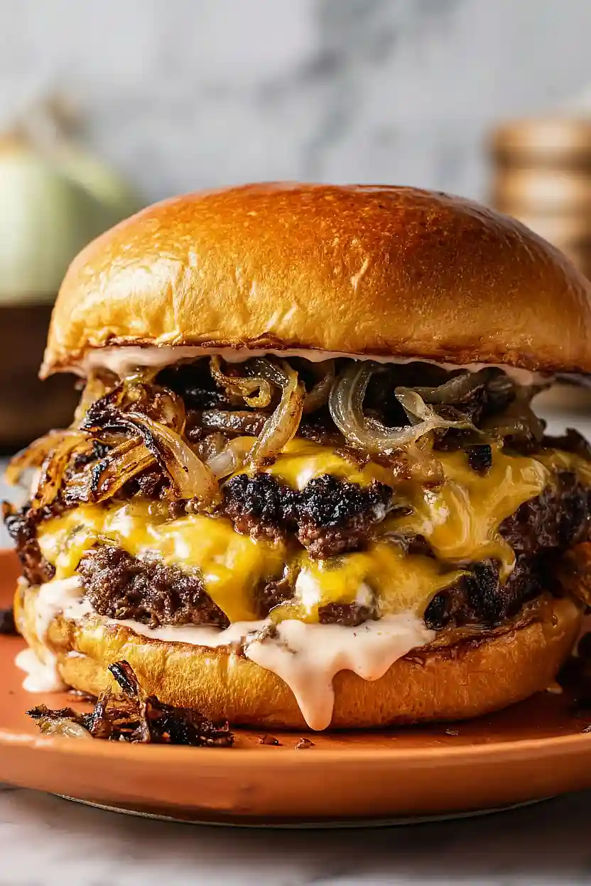onion smash burgers